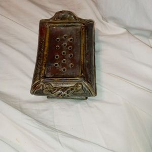 Vintage John Glick Pottery Ceramic Soap Dish Sign